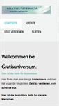 Mobile Screenshot of gratisuniversum.de